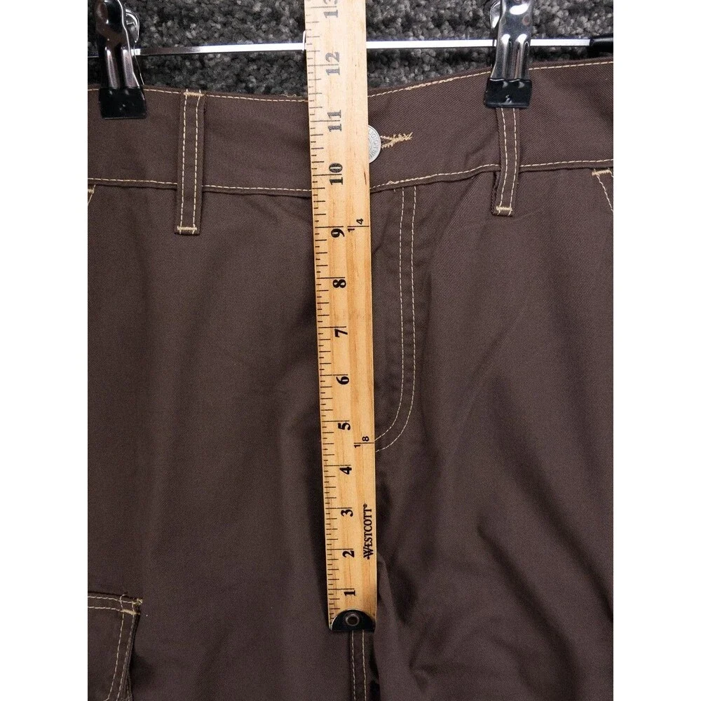 True Religion Cargo Shorts Mens 32 Actual 34 Bracken Brown Logo Outdoor NWT